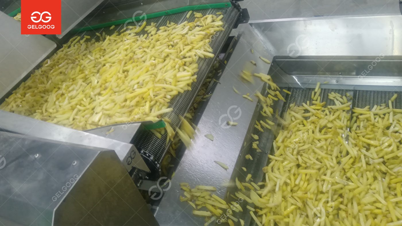 薯條加工現場